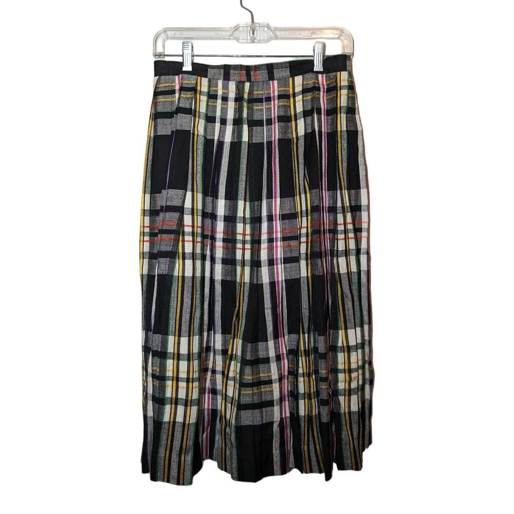 Vintage 90s Pleated A-Line Skirt